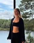 Ivorie Studio Cloud Lounge Bralette - Black