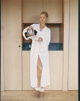 Ivorie Studio Cloud Lounge Robe Long - Offwhite