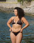 Ivorie Studio Dubai Bikini Top - Coconut Brown