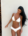 Ivorie Studio Dubai Bikini Top - White Broderie Anglaise