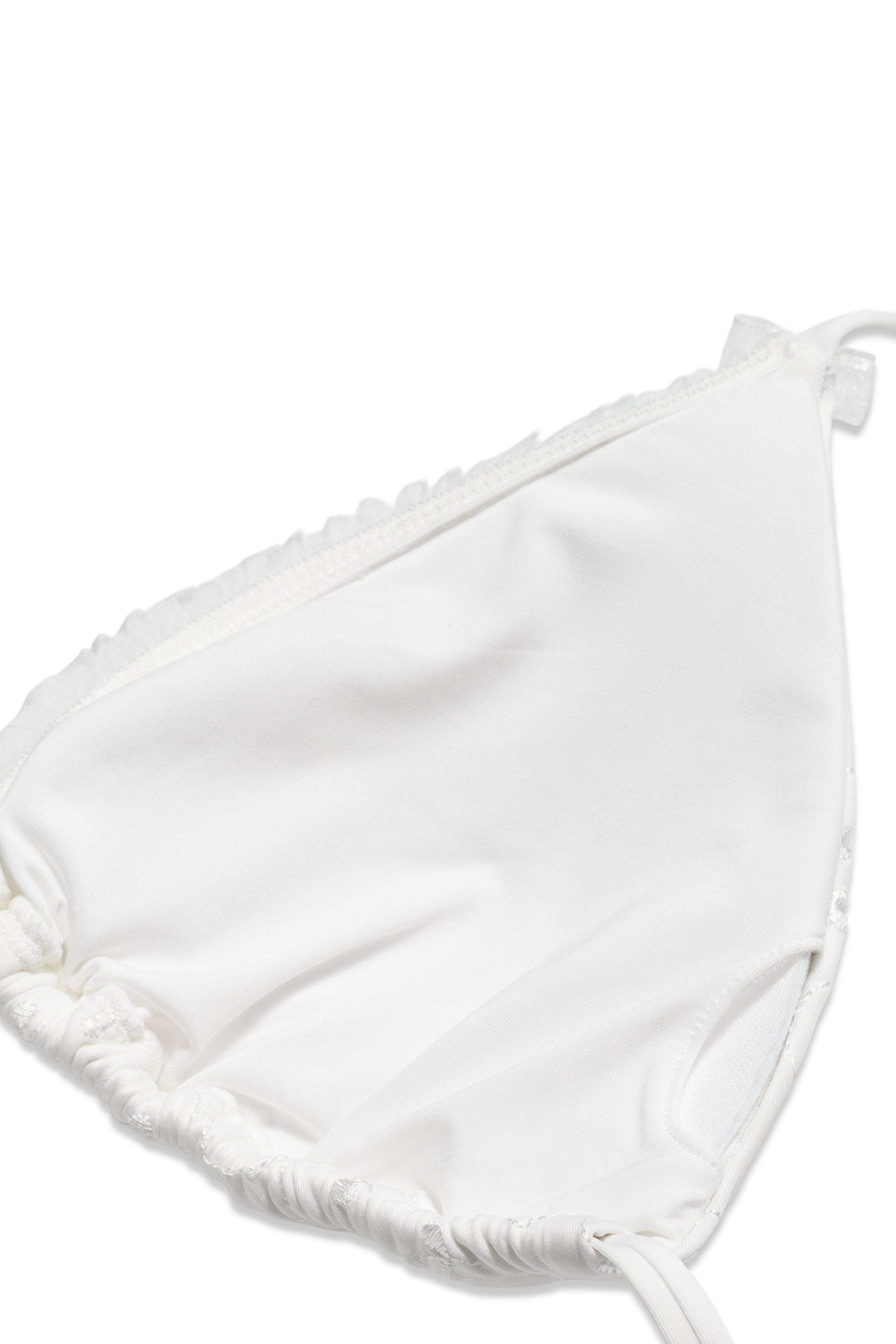 Ivorie Studio Dubai Bikini Top - White Broderie Anglaise