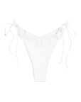 Ivorie Studio Dubai Frill Bikini Bottom - White