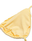 Ivorie Studio Dubai Frill Bikini Top - Pastel Yellow
