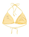 Ivorie Studio Dubai Frill Bikini Top - Pastel Yellow