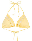 Ivorie Studio Dubai Frill Bikini Top - Pastel Yellow