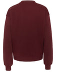 Ivorie Studio Genser Studio Essential Crewneck - Burgundy