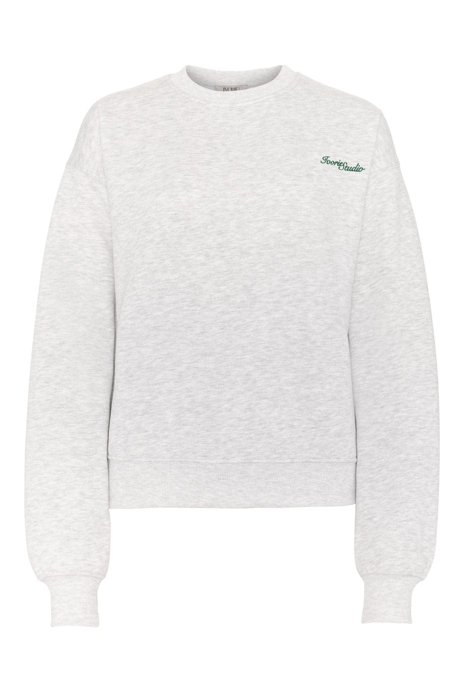 Ivorie Studio Genser Studio Essential Crewneck - Grey Melange
