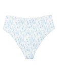 Ivorie Studio Italy Mid Waist Bikini Bottom - Porcelain Print