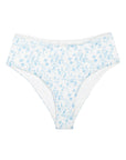 Ivorie Studio Italy Mid Waist Bikini Bottom - Porcelain Print