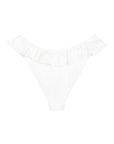 Ivorie Studio Maldives Frill Bikini Bottom - White