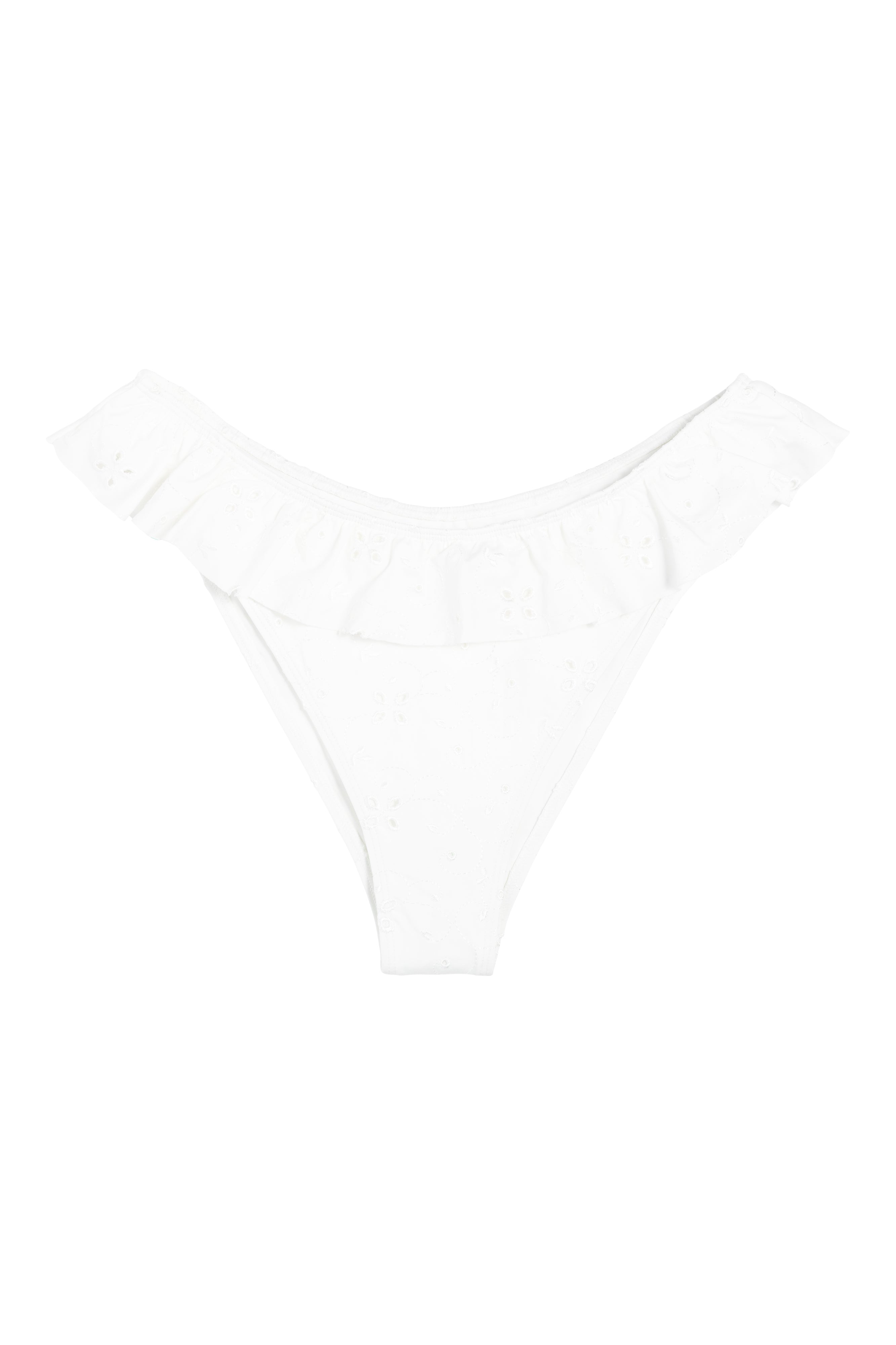 Ivorie Studio Maldives Frill Bikini Bottom - White