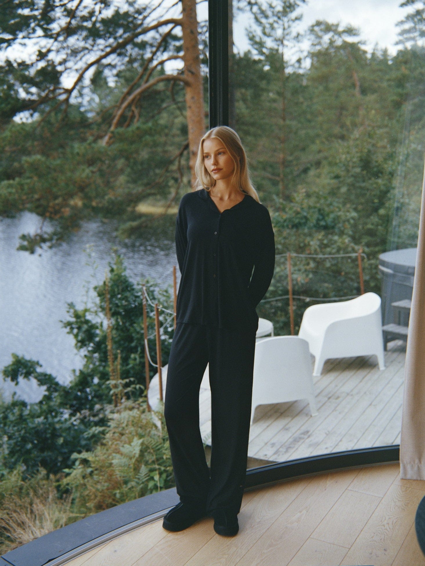 Ivorie Studio pyjamas Cloud Lounge PJ Pants - Black