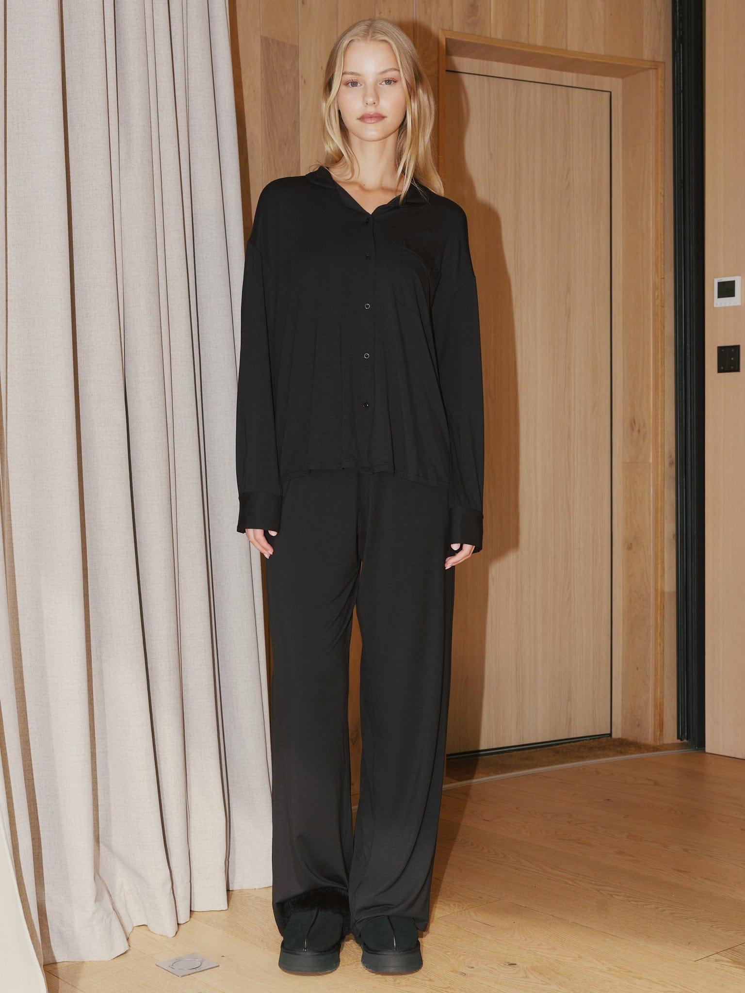 Ivorie Studio pyjamas Cloud Lounge Pj Shirt - Black