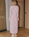 Ivorie Studio pyjamas Mamma Raad Frill Night Gown - Porcelain Printed