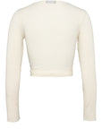 Ivorie Studio So Cute Cashmere Wrap Top - Creme
