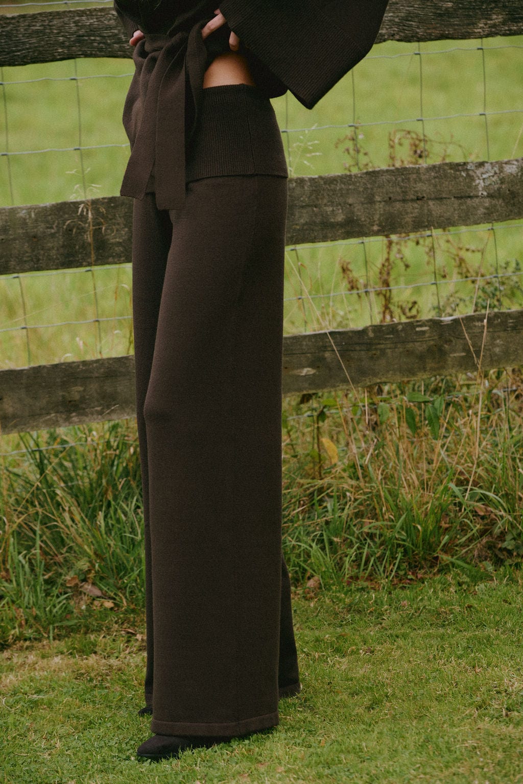 Ivorie Studio Woods Knitted Lounge Pants - Brown