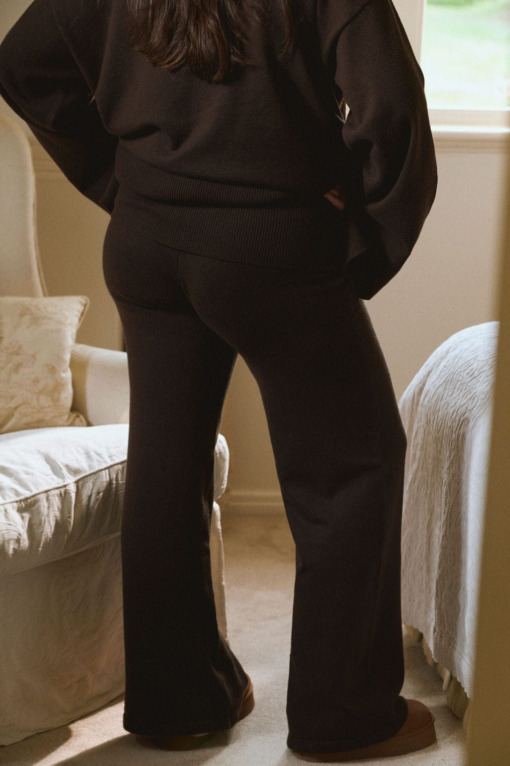 Ivorie Studio Woods Knitted Lounge Pants - Brown