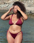 Mermaid Top - Burgundy