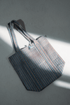 Beach Bag - Blue and White Stripe
