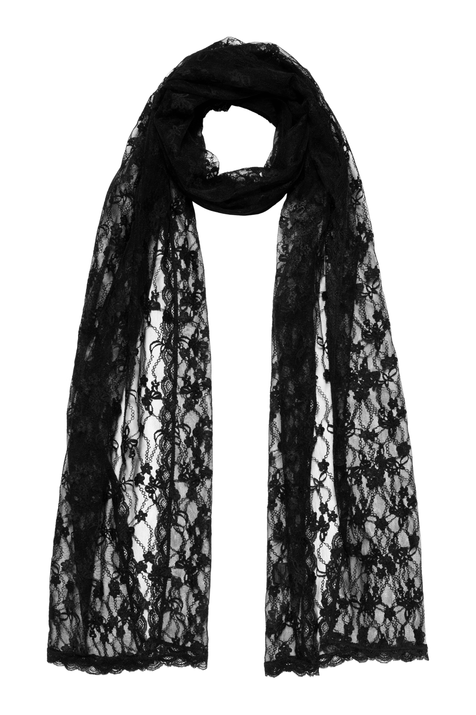 IVORIE STUDIO Accessories Onesize The Halo Scarf - Black