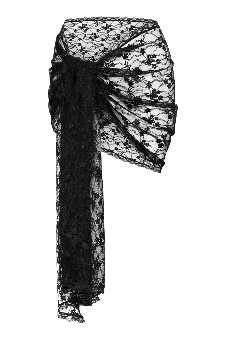 IVORIE STUDIO Accessories Onesize The Halo Scarf - Black