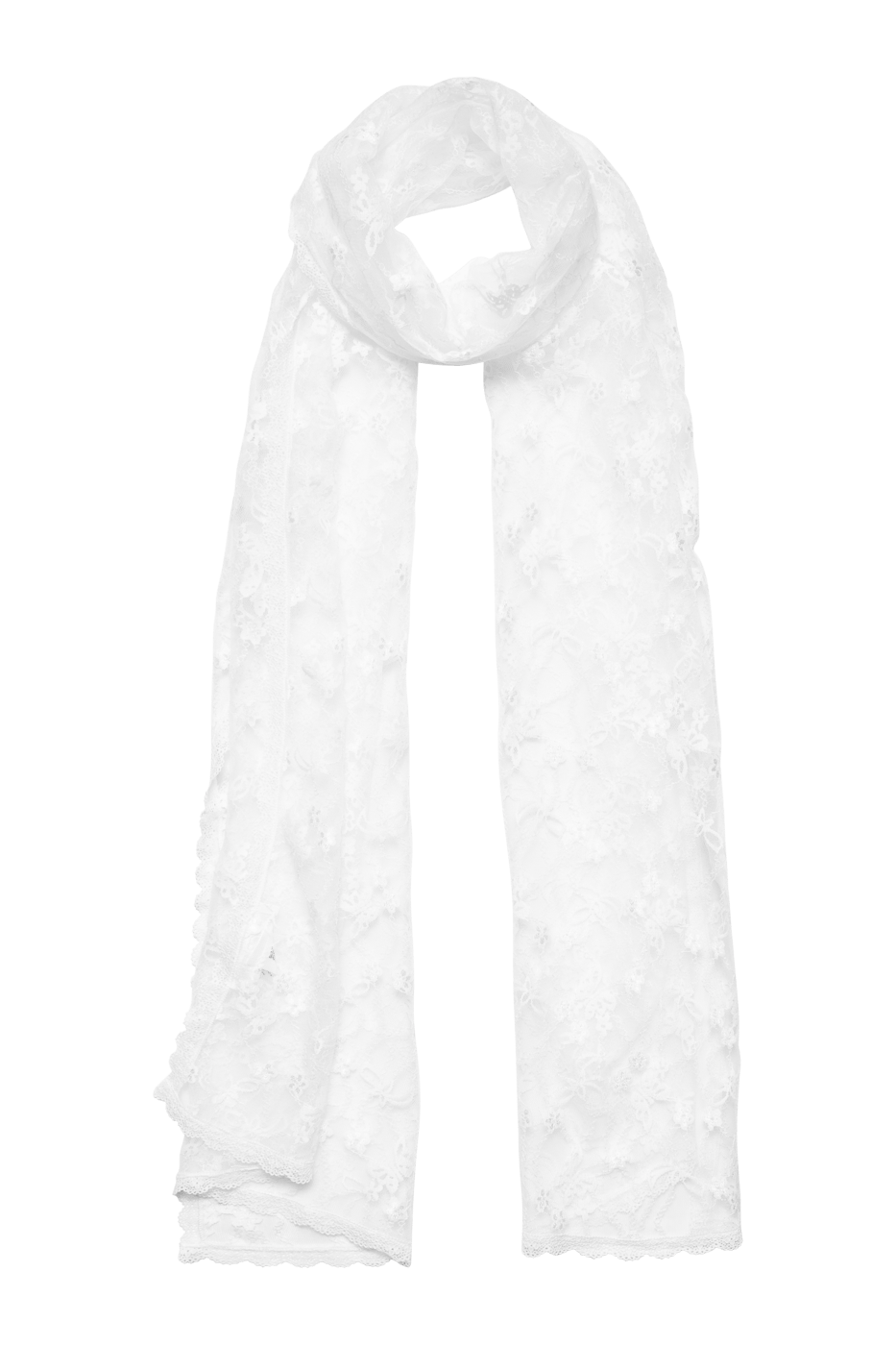 IVORIE STUDIO Accessories Onesize The Halo Scarf - White