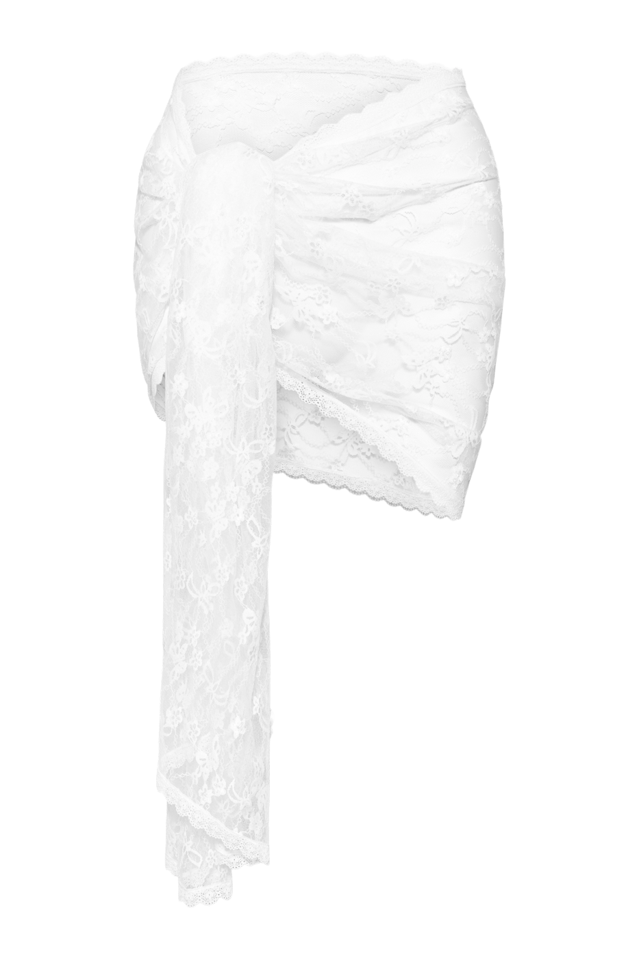 IVORIE STUDIO Accessories Onesize The Halo Scarf - White