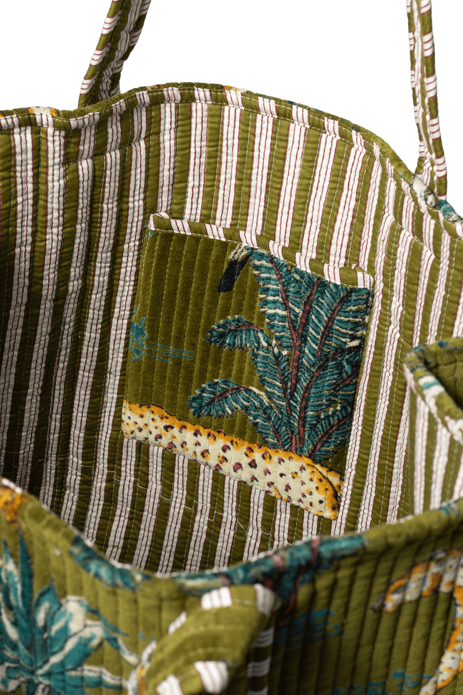 Ivorie Studio Beach Bag - Pine Green