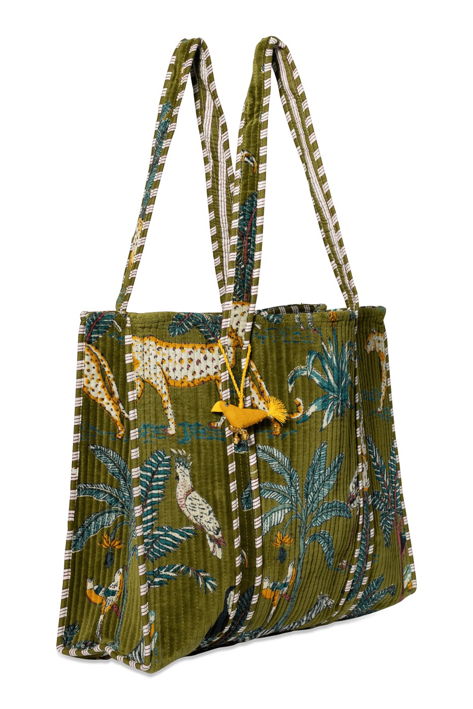Ivorie Studio Beach Bag - Pine Green
