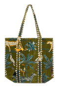 Ivorie Studio Beach Bag - Pine Green