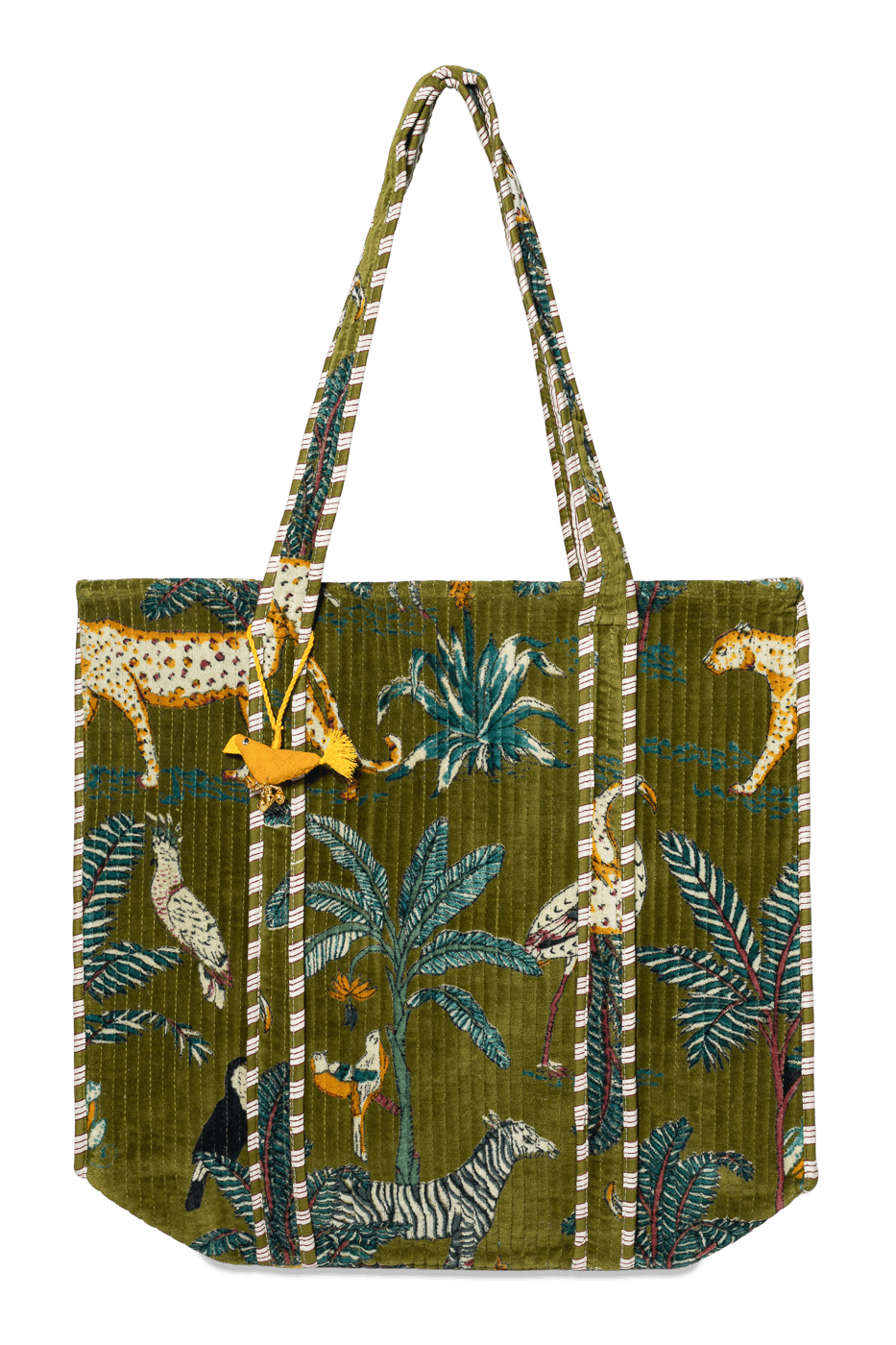 Ivorie Studio Beach Bag - Pine Green