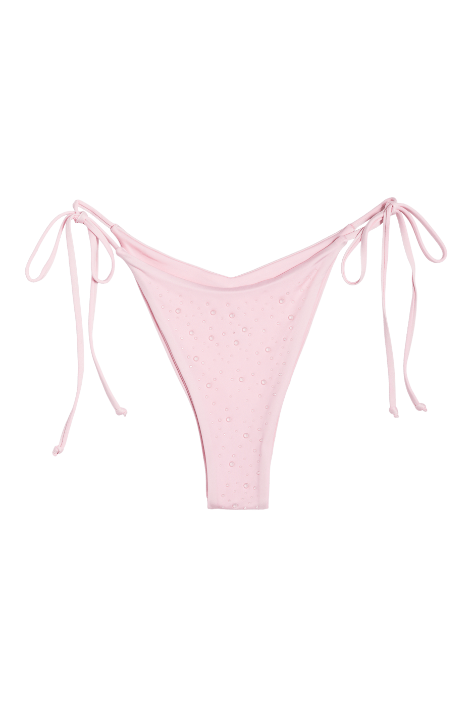 Ivorie Studio Bikini Dubai Bikini Bottom - Baby Pink Rhinestone