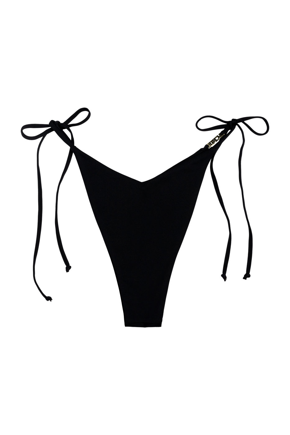 Ivorie Studio Bikini Dubai Bikini Bottom - Black Logo
