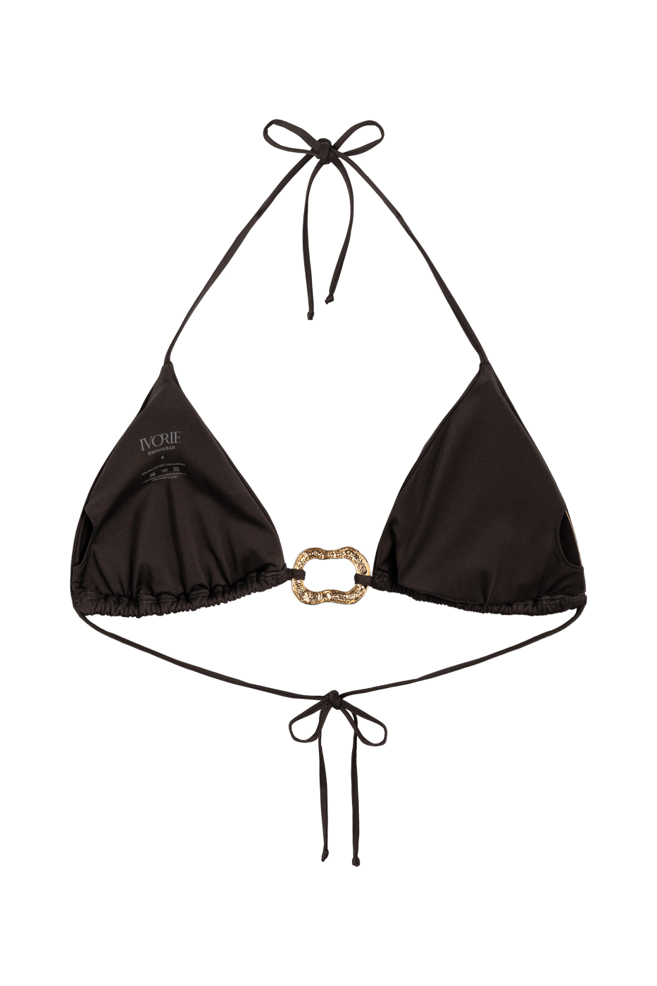 Ivorie Studio Bikini Dubai Bikini Top - Coconut Brown
