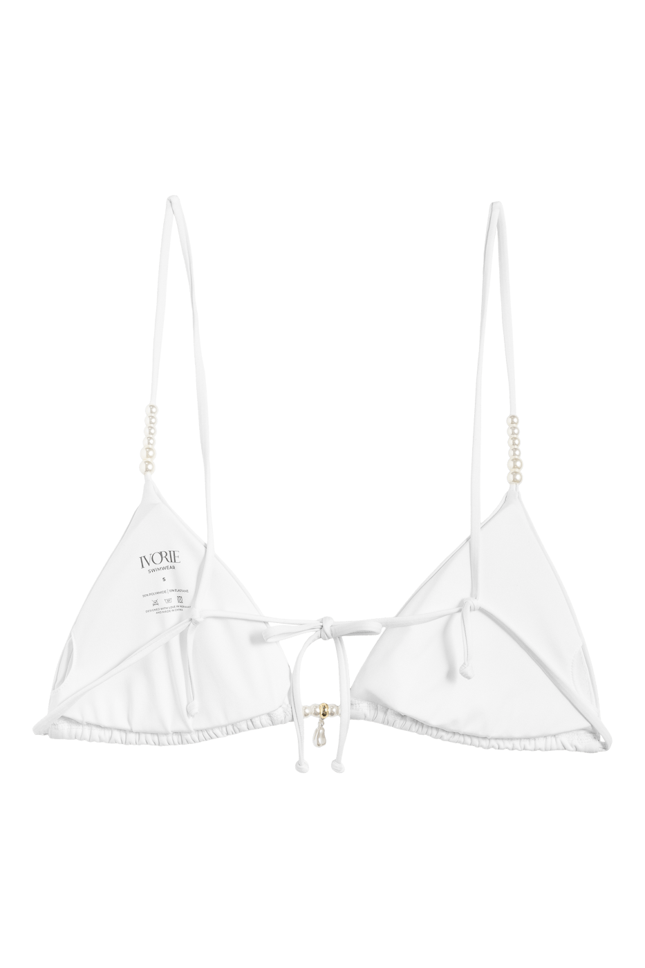 Ivorie Studio Bikini Dubai Bikini Top - Seashell White
