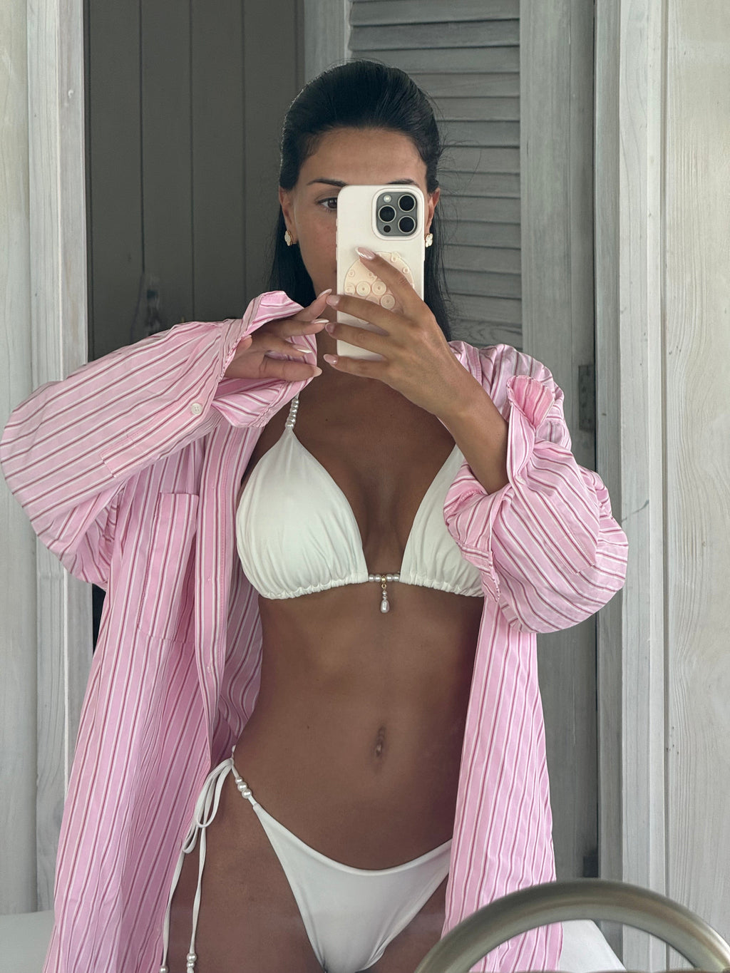 Ivorie Studio Bikini Dubai Bikini Top - Seashell White