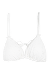Dubai Bikini Top -White Broderie Anglaise