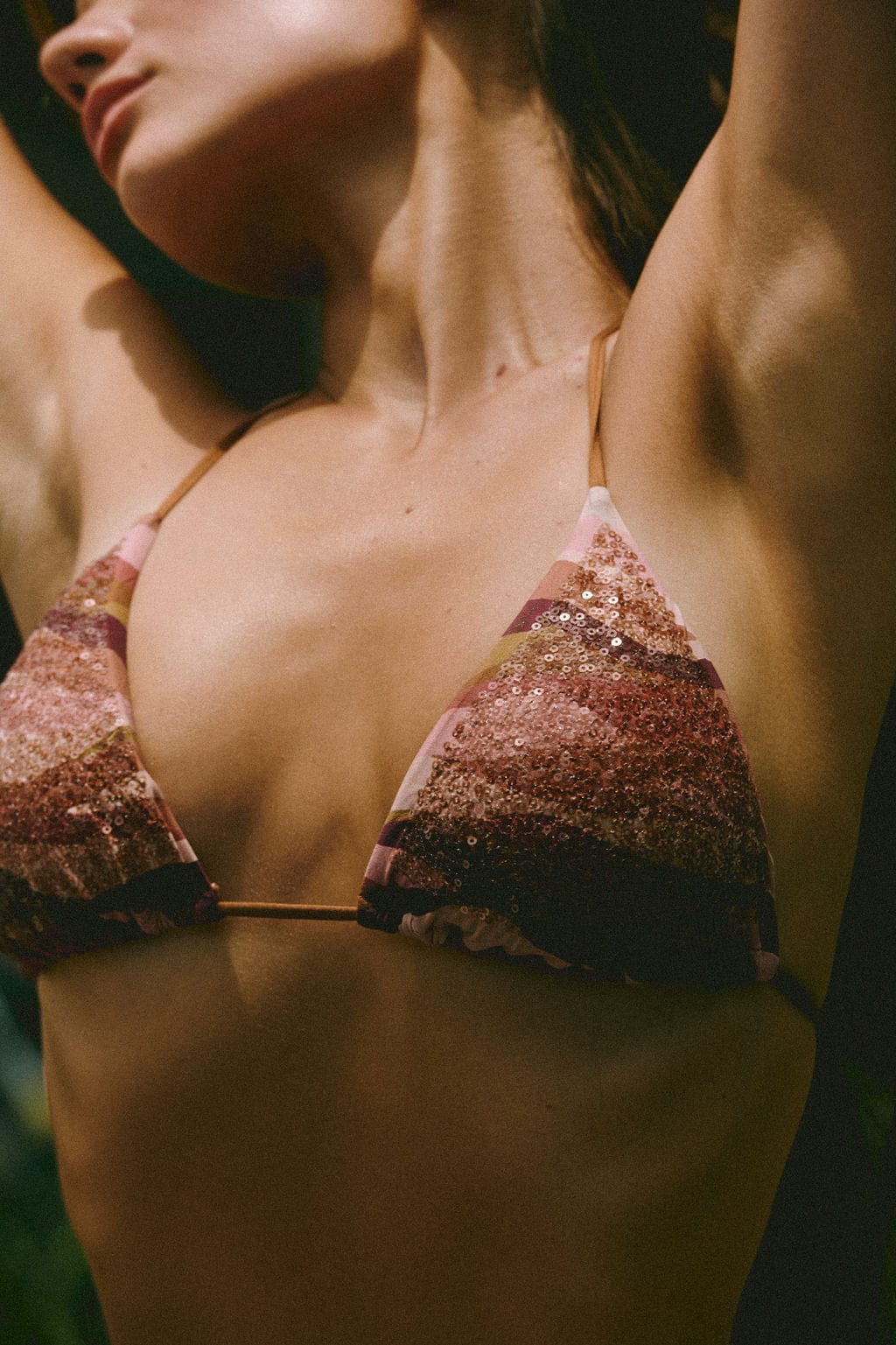 Ivorie Studio Bikini Dubai Embellished Top - Printed