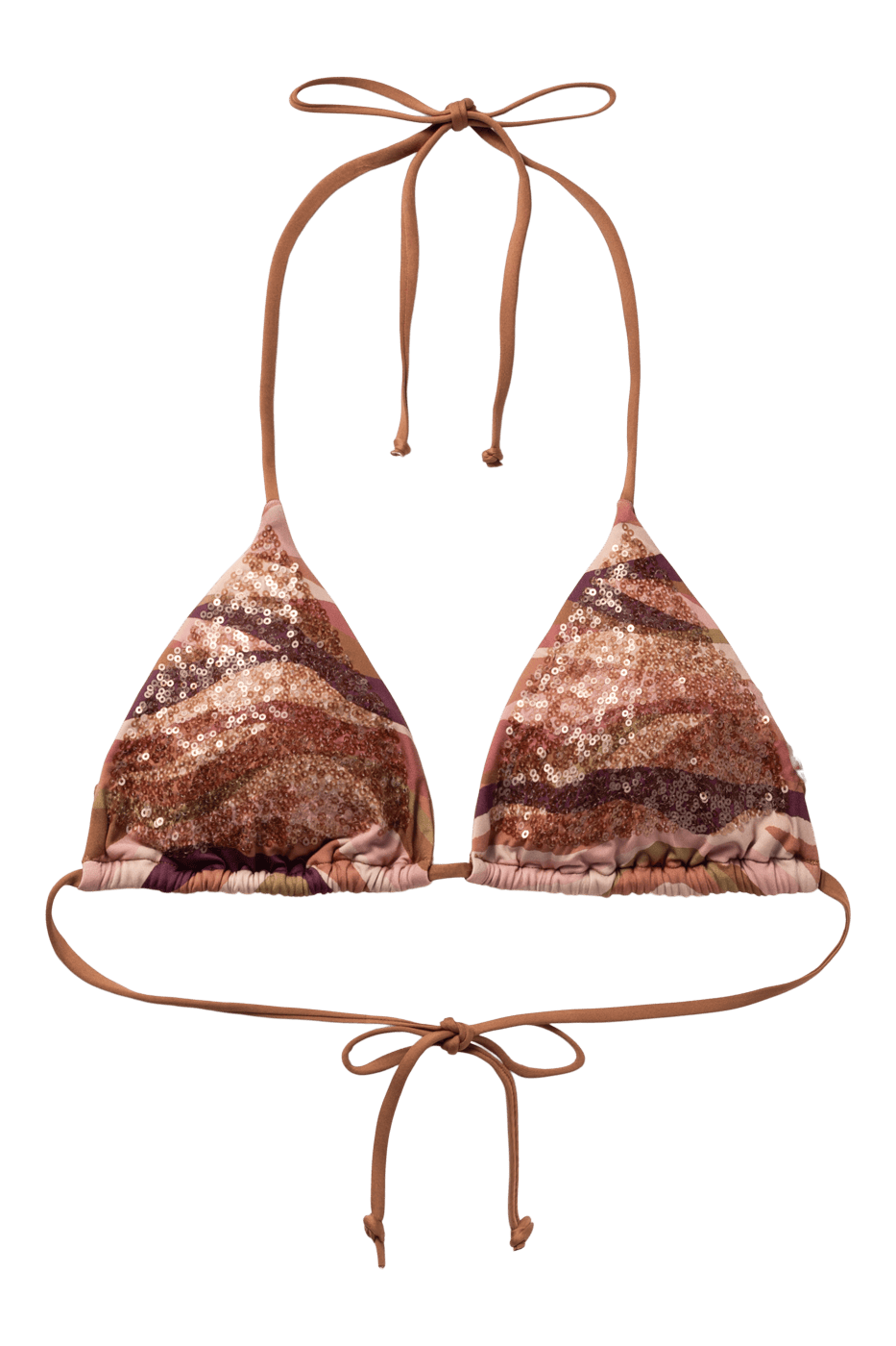 Ivorie Studio Bikini Dubai Embellished Top - Printed