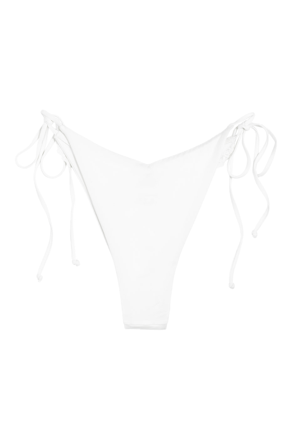 Ivorie Studio Bikini Dubai Frill Bikini Bottom - White