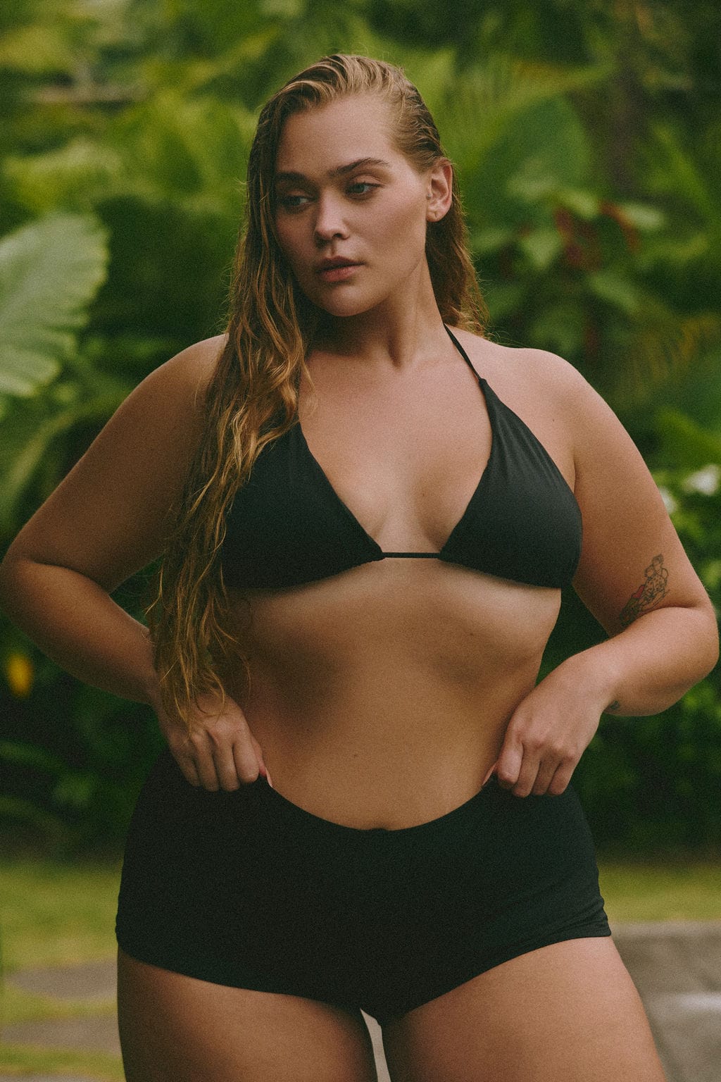 Ivorie Studio Bikini Ibiza Mini Shorts - Black