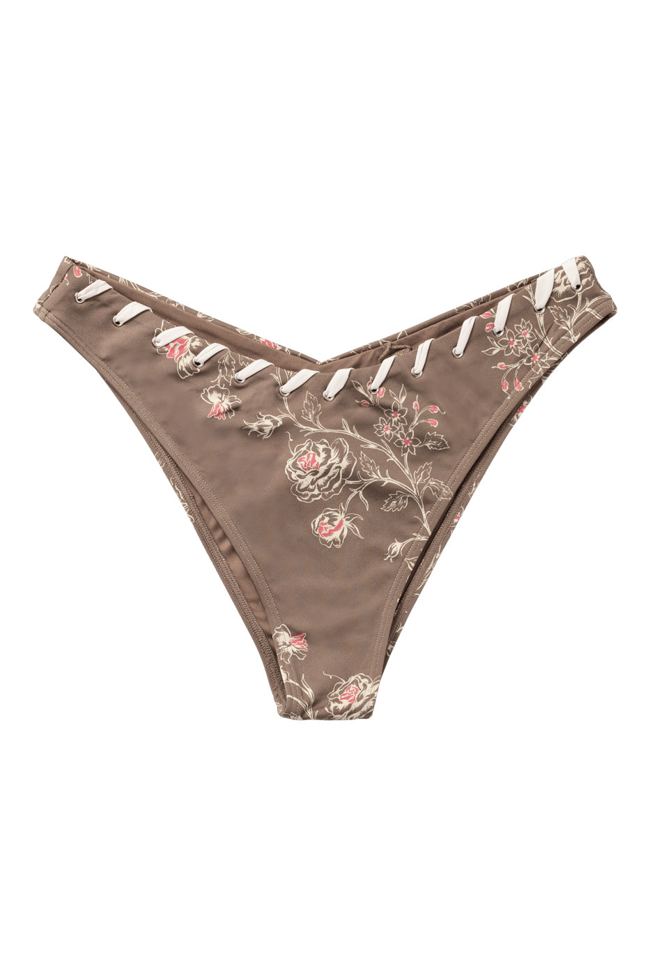 Ivorie Studio Bikini Maldives Lace-up Bikini Bottom - Printed