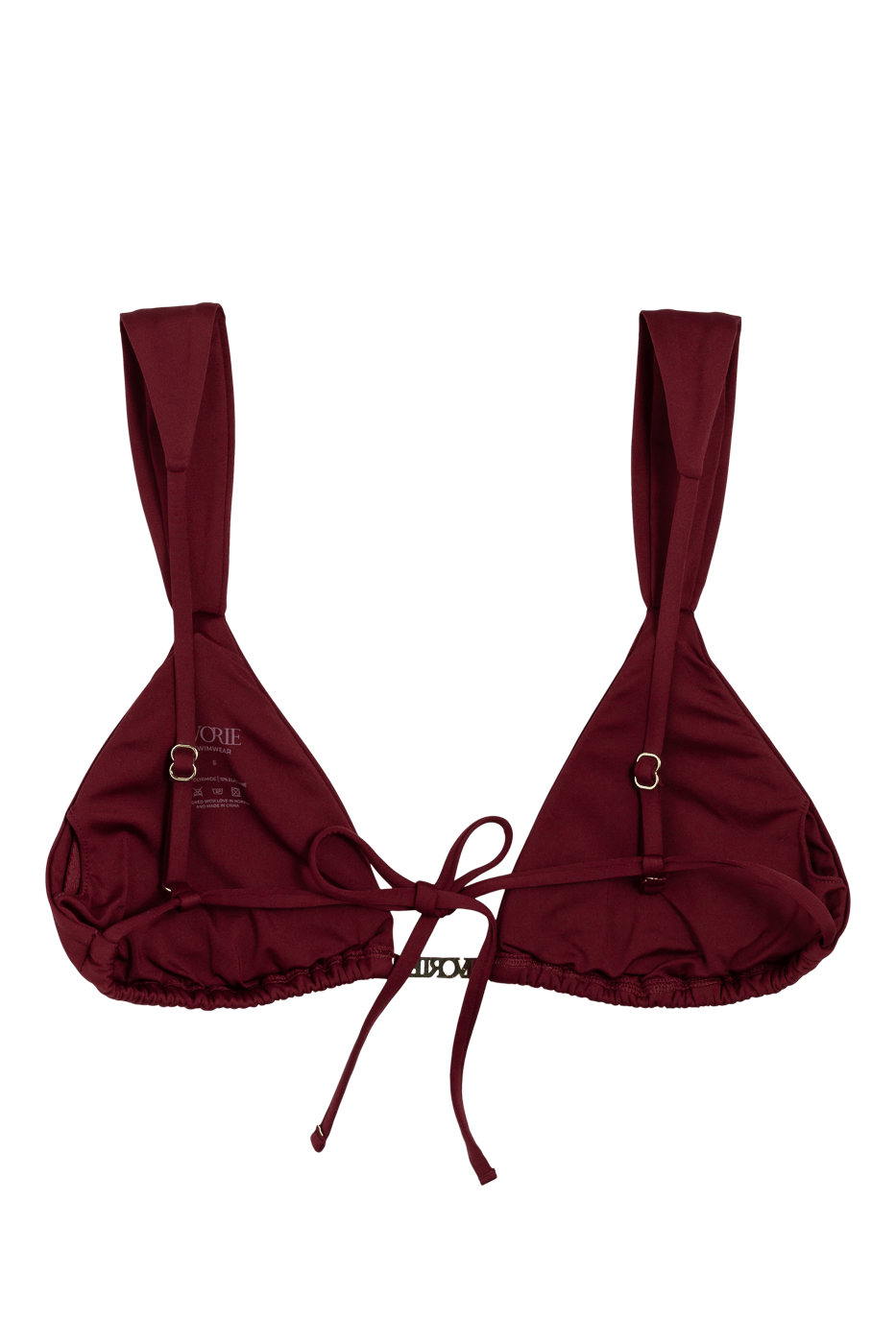 Ivorie Studio Bikini Mermaid Top - Burgundy