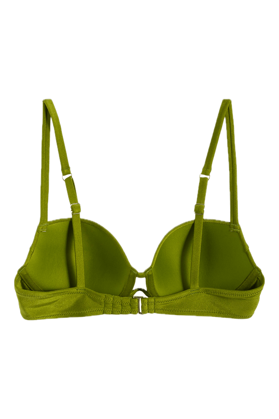 Ivorie Studio Bikini Resort Push-Up Bikini Top - Palmtree Green