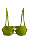 Resort Push-Up Bikini Top - Palmtree Green