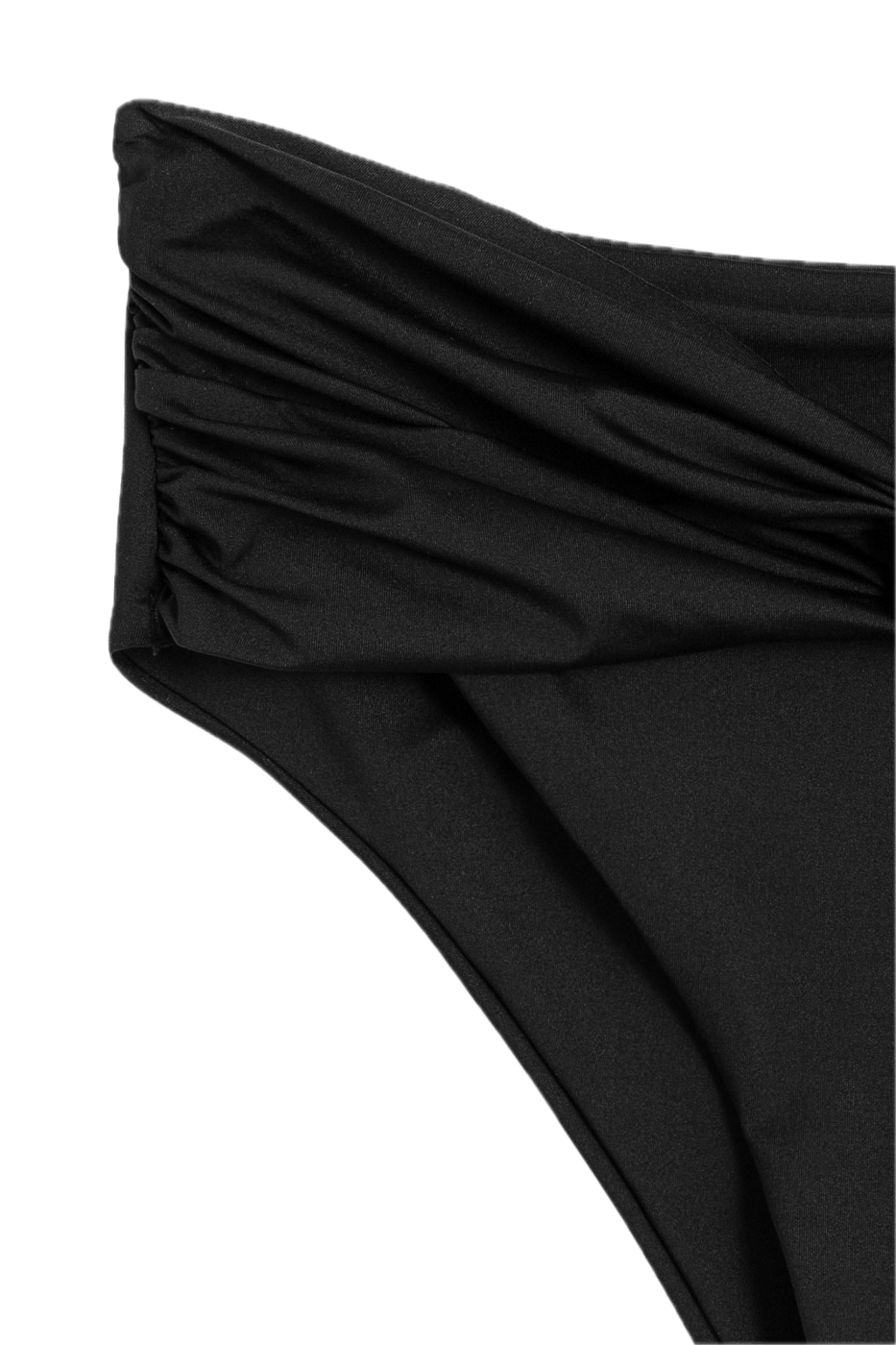 Ivorie Studio Bikini Santorini Mid Waist Bikini Bottom - Black