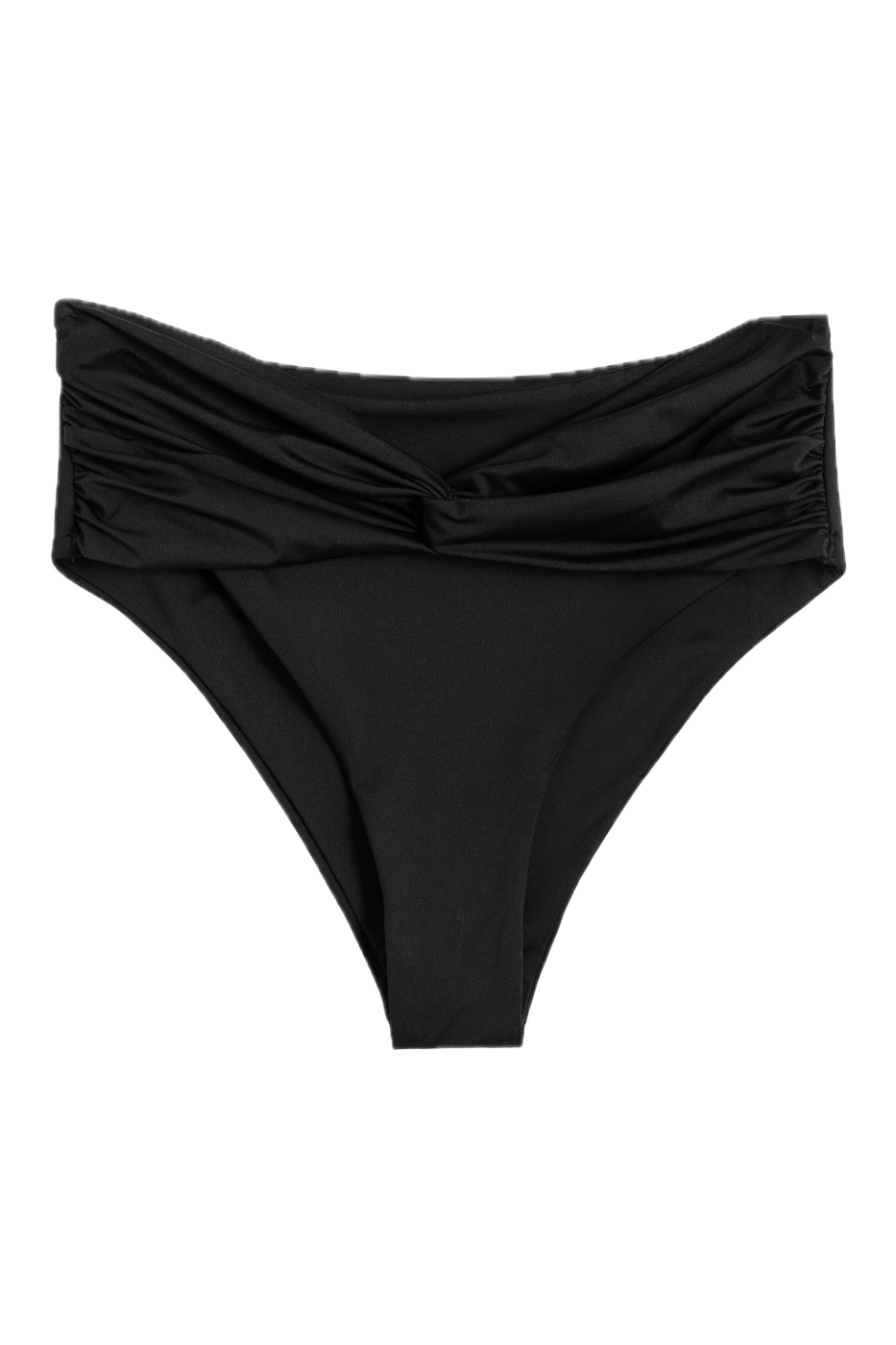 Ivorie Studio Bikini Santorini Mid Waist Bikini Bottom - Black