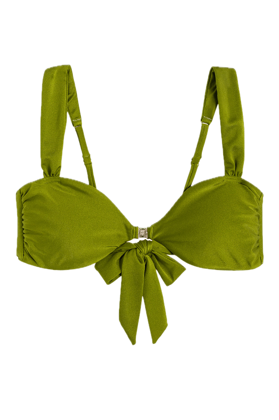 Ivorie Studio Bikini Tulum Bikini Top - Palmtree Green