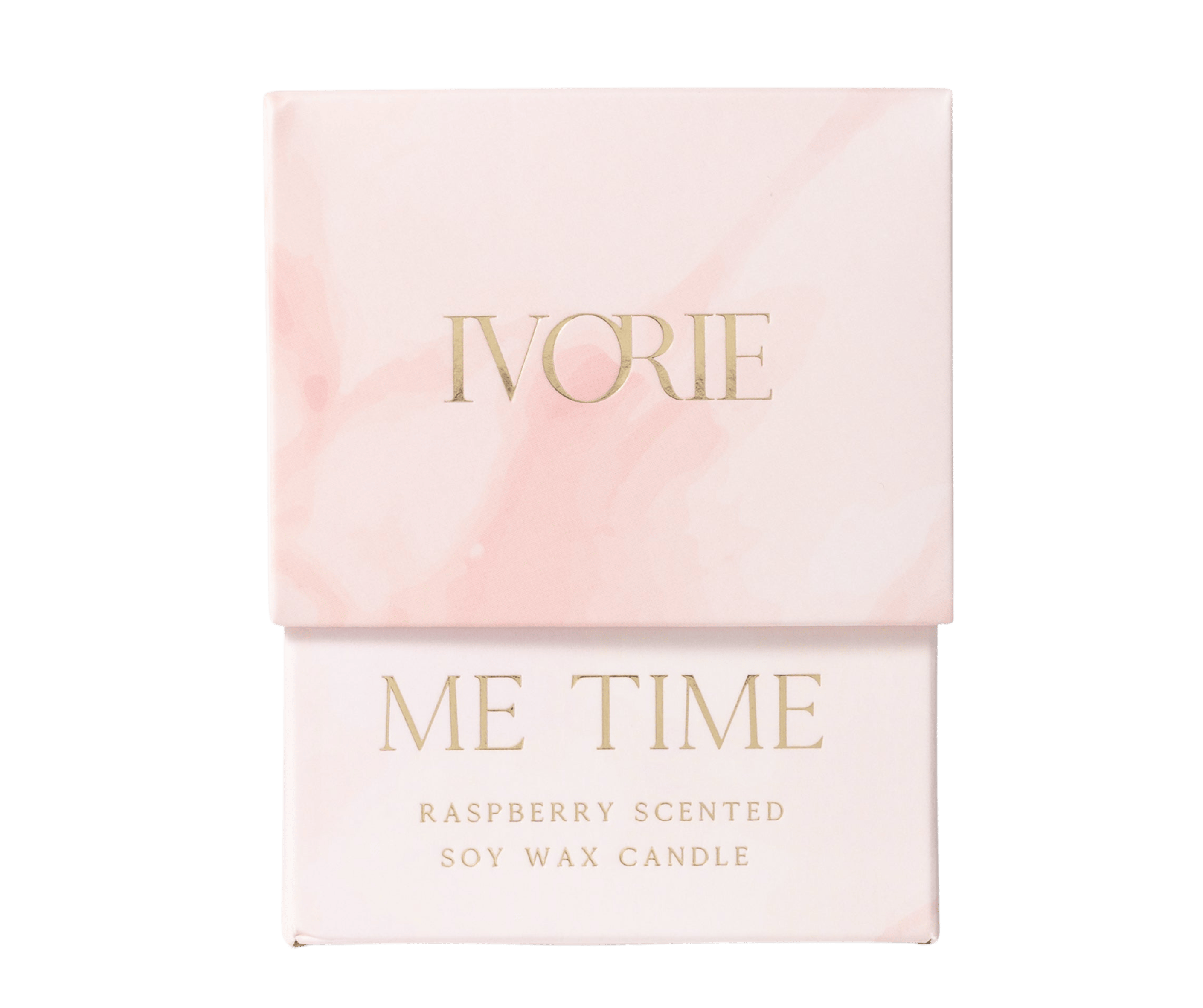 Ivorie Studio Candle Me-Time Raspberry Scented Soy Wax Candle