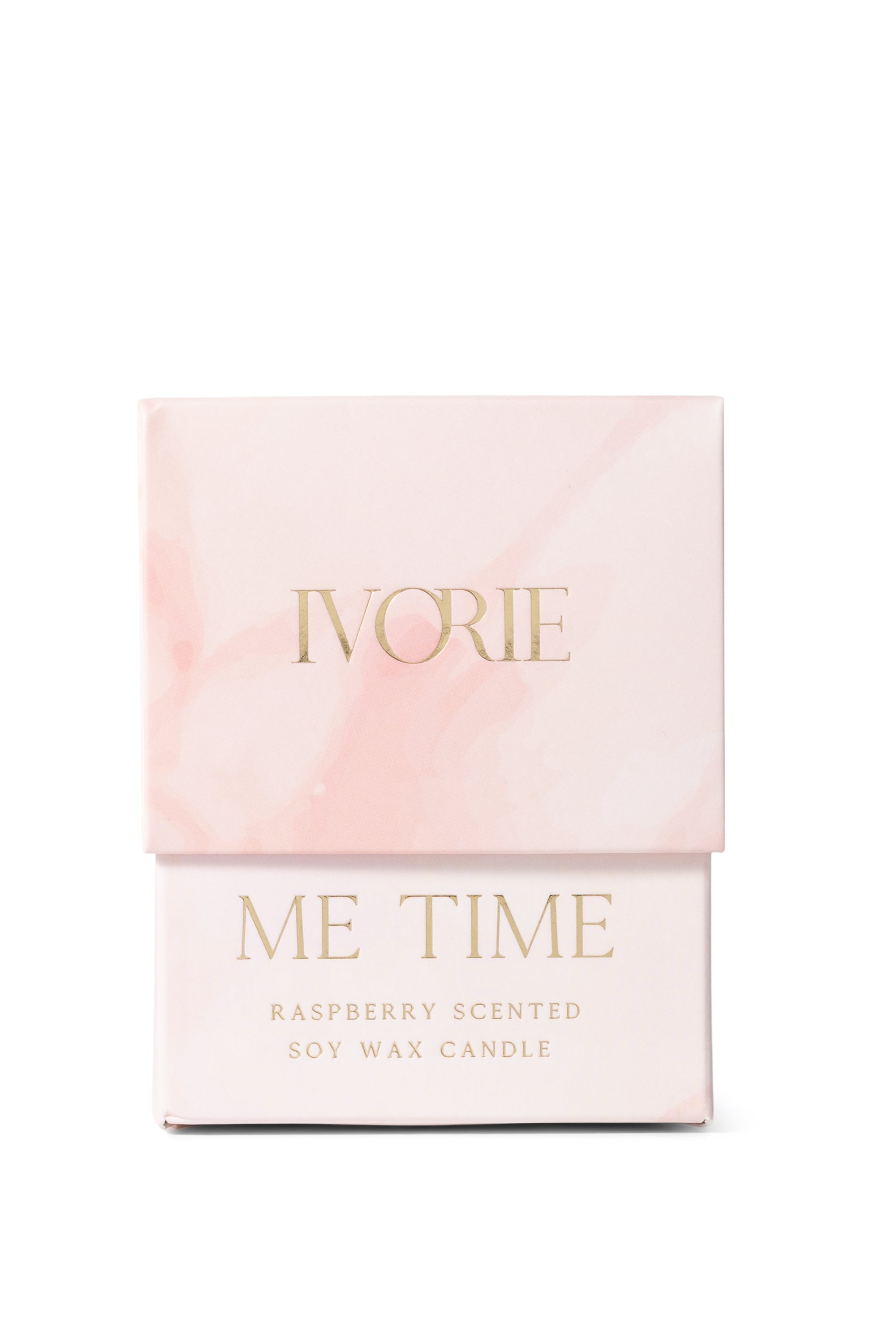 Ivorie Studio Candle Me-Time Raspberry Scented Soy Wax Candle